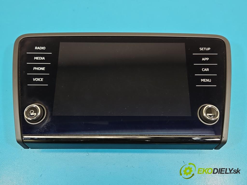 Skoda Octavia III 2013- 1.5 TSI 150 HP manual 110 kW 1498 cm3 5- Radio originál 5E0919605N