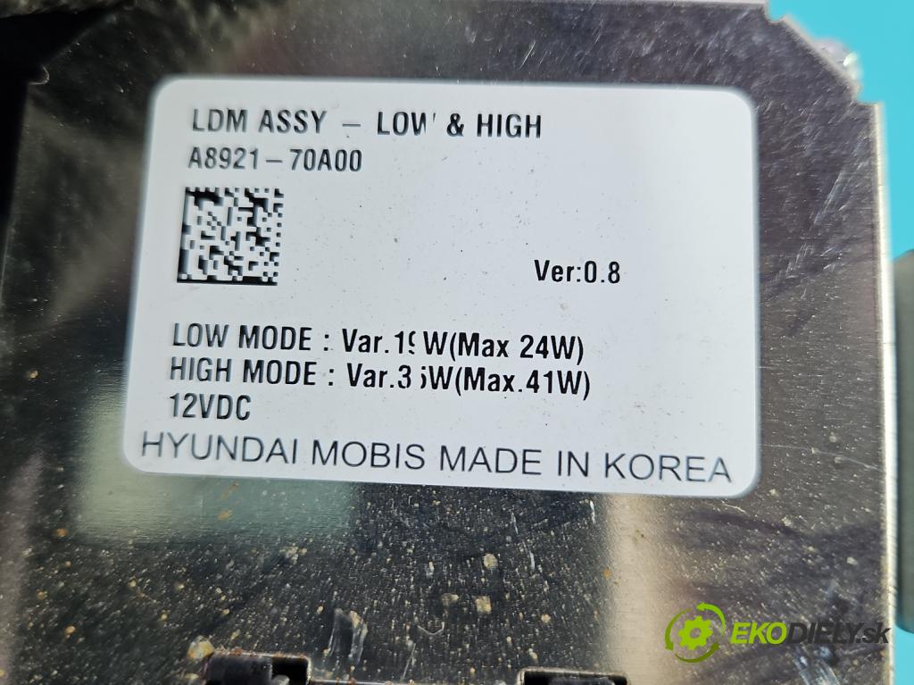 Kia Optima IV 2015-2020 1.6 T-GDI: 180 HP automatic 132.4 kW 1591 cm3 4- modul lampy: A8921-70A00