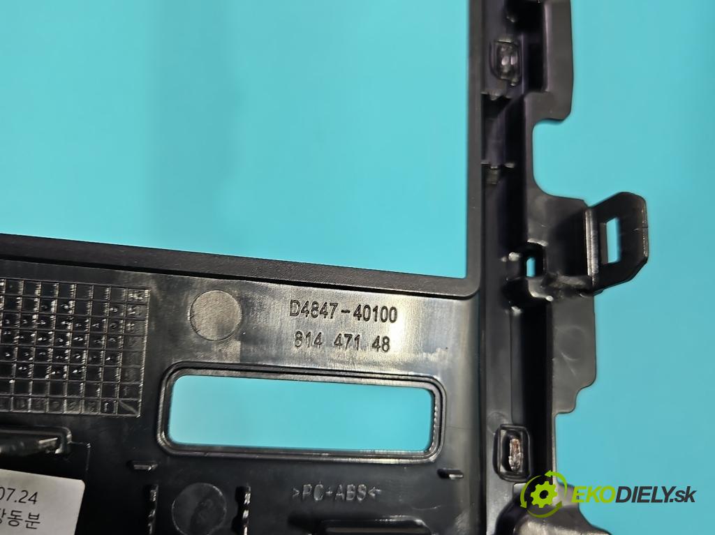 Kia Optima IV 2015-2020 1.6 T-GDI: 180 HP automatic 132.4 kW 1591 cm3 4- Rám: rádio: D4847-40100