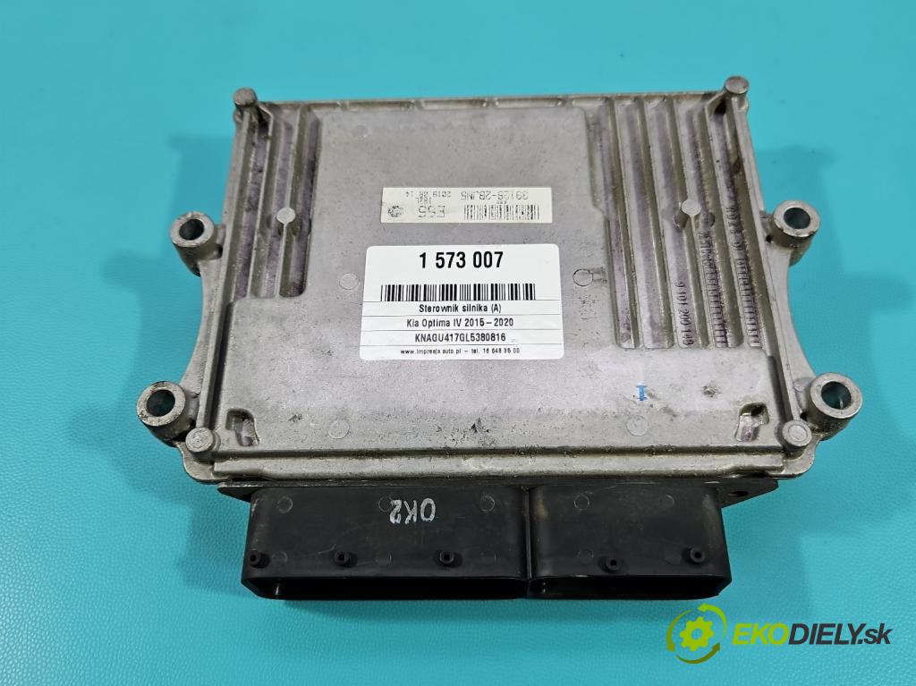 Kia Optima IV 2015-2020 1.6 T-GDI 180 hp automatic 132.4 kW 1591 cm3 4- řídící jednotka motoru 39128-2BJN5