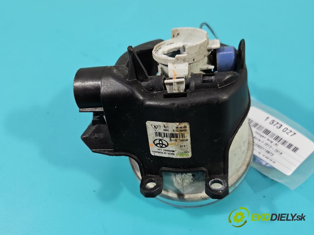 Toyota Auris II 2012-2018 1.6 16V 132  HP manual 97 kW 1598 cm3 5- Halogen ľavý 81220-02110 (Kľučka dverí ostatné)