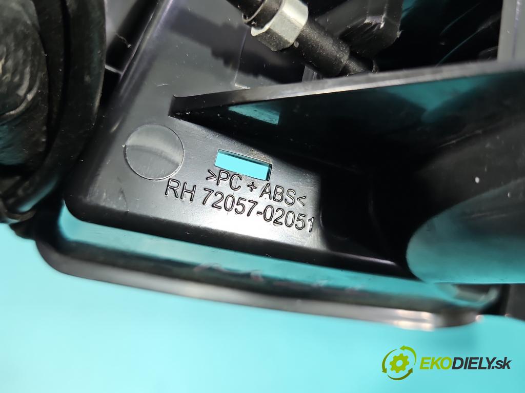 Toyota Auris II 2012-2018 1.6 16V 132 hp manual 97 kW 1598 cm3 5- klika uvnitř: zadní pravé 72057-02051 (Klika dveří ostatní)