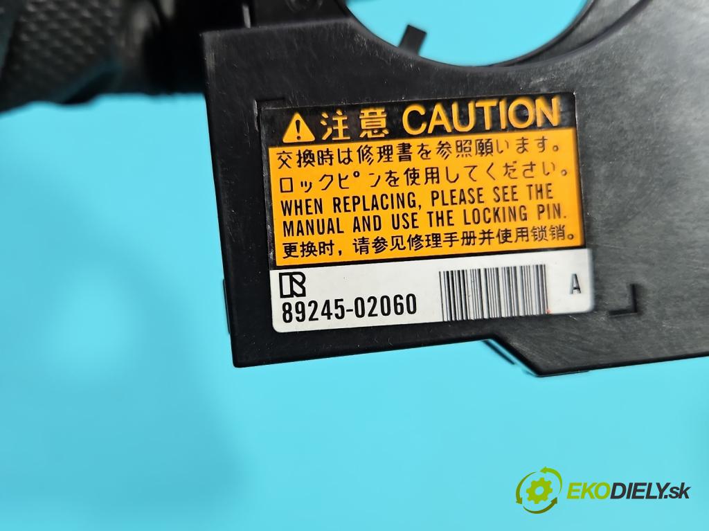 Toyota Auris II 2012-2018 1.6 16V 132  HP manual 97 kW 1598 cm3 5- snímač uhla otočenie: 89245-02060