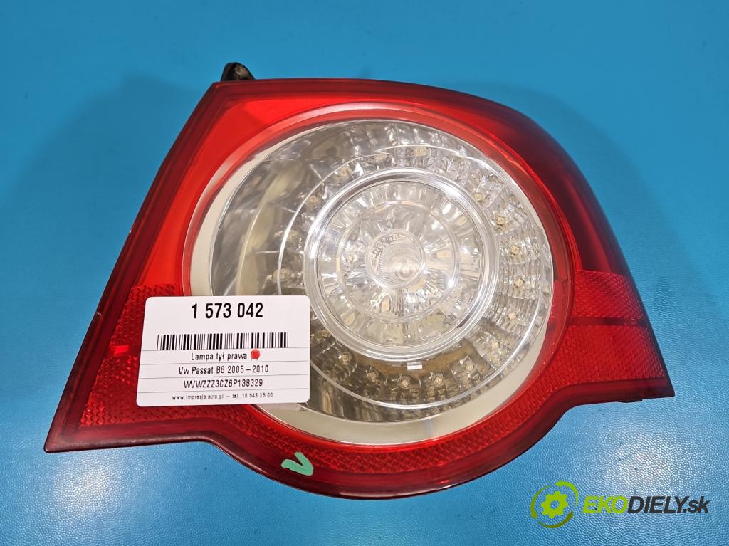 Vw Passat B6 2005-2010 1.9 tdi 105 HP manual 77 kW 1896 cm3 4- svetlo / reflektor zadné pravé 3C5945096C (Kľučka dverí ostatné)
