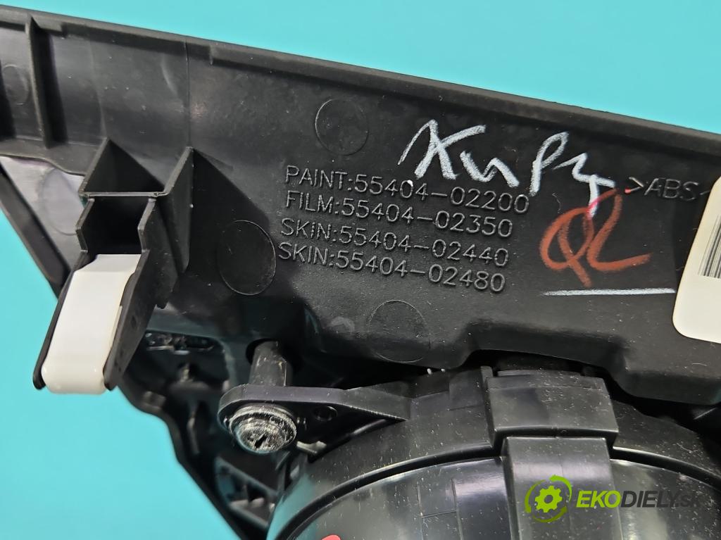 Toyota Auris II 2012-2018 1.6 16V 132 hp manual 97 kW 1598 cm3 5- Mřížka: topení 55404-02200