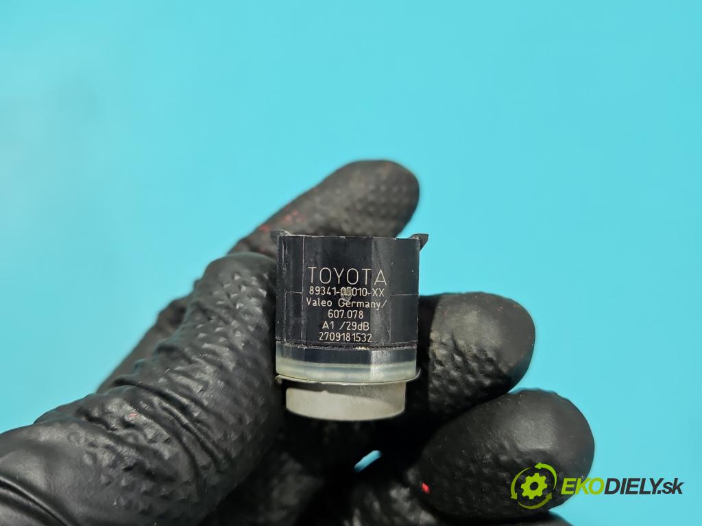 Toyota Auris II 2012-2018 1.6 16V 132  HP manual 97 kW 1598 cm3 5- snímač parkovaní: 89341-05010-XX