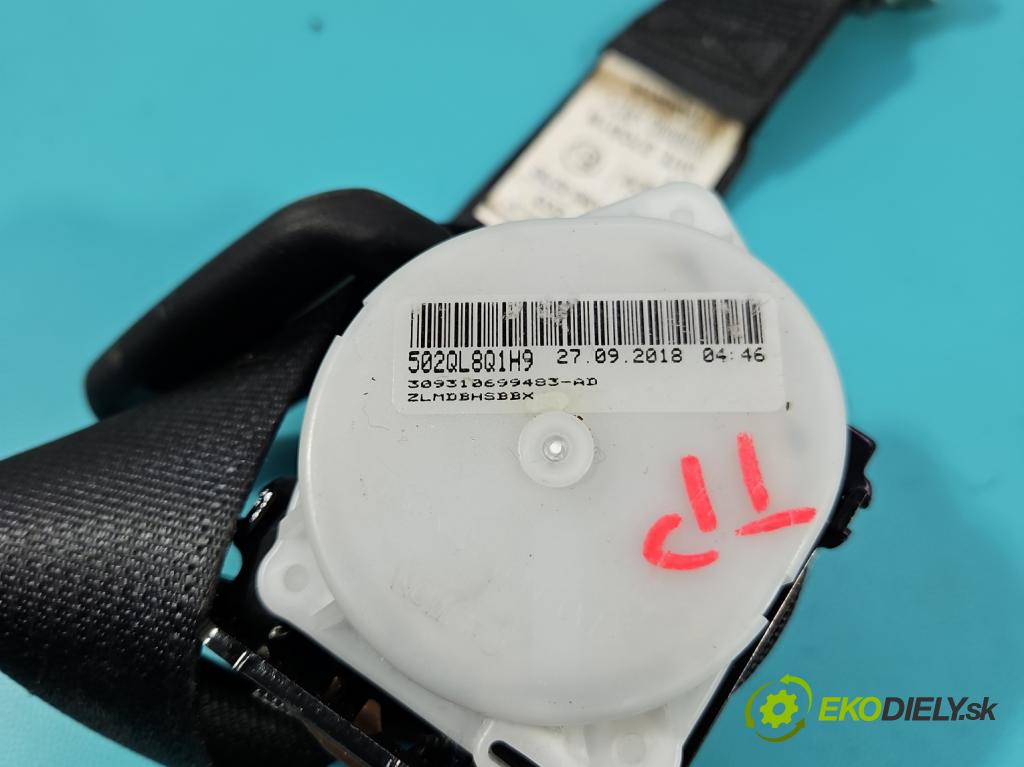 Toyota Auris II 2012-2018 1.6 16V 132  HP manual 97 kW 1598 cm3 5- pas bezpečnosť: zadné ľavý 73360-02750