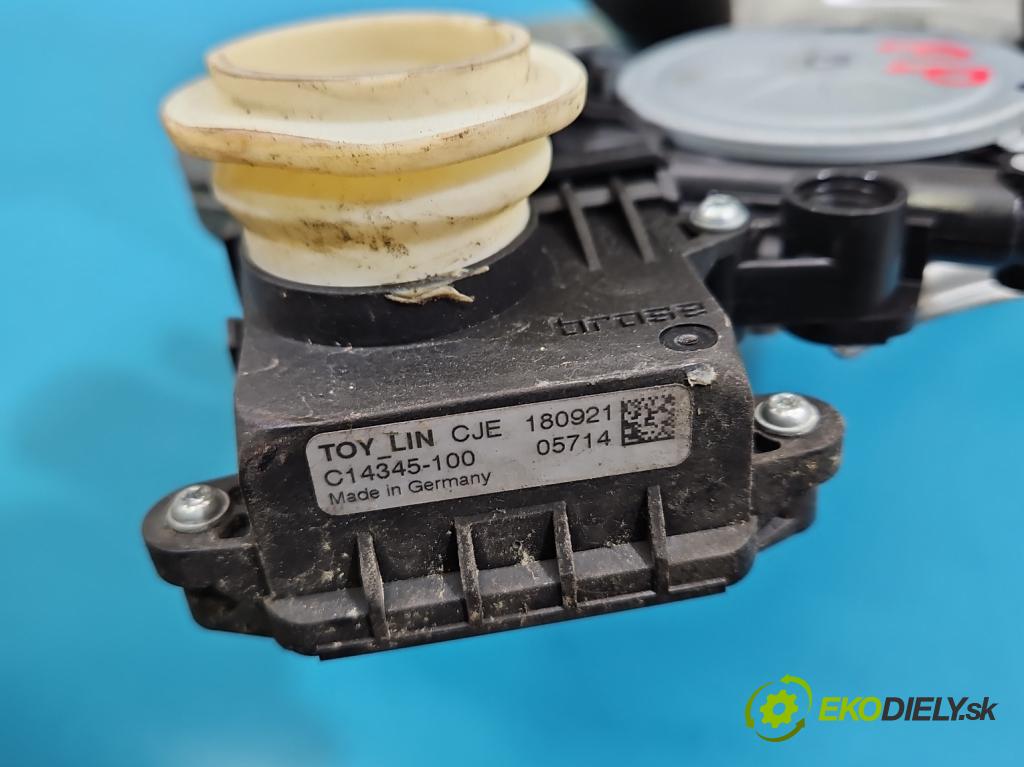 Toyota Auris II 2012-2018 1.6 16V 132  HP manual 97 kW 1598 cm3 5- mechanizmus okna predné pravý 85701-02010