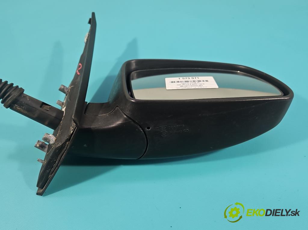 Opel Meriva A 2002-2010 1.6 16V 101 HP manual 74 kW 1598 cm3 5- zrkadlo pravé  (Kľučka dverí ostatné)