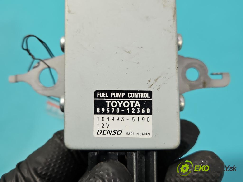 Toyota Auris II 2012-2018 1.6 16V 132  HP manual 97 kW 1598 cm3 5- riadiaca jednotka ostatné 89570-12360