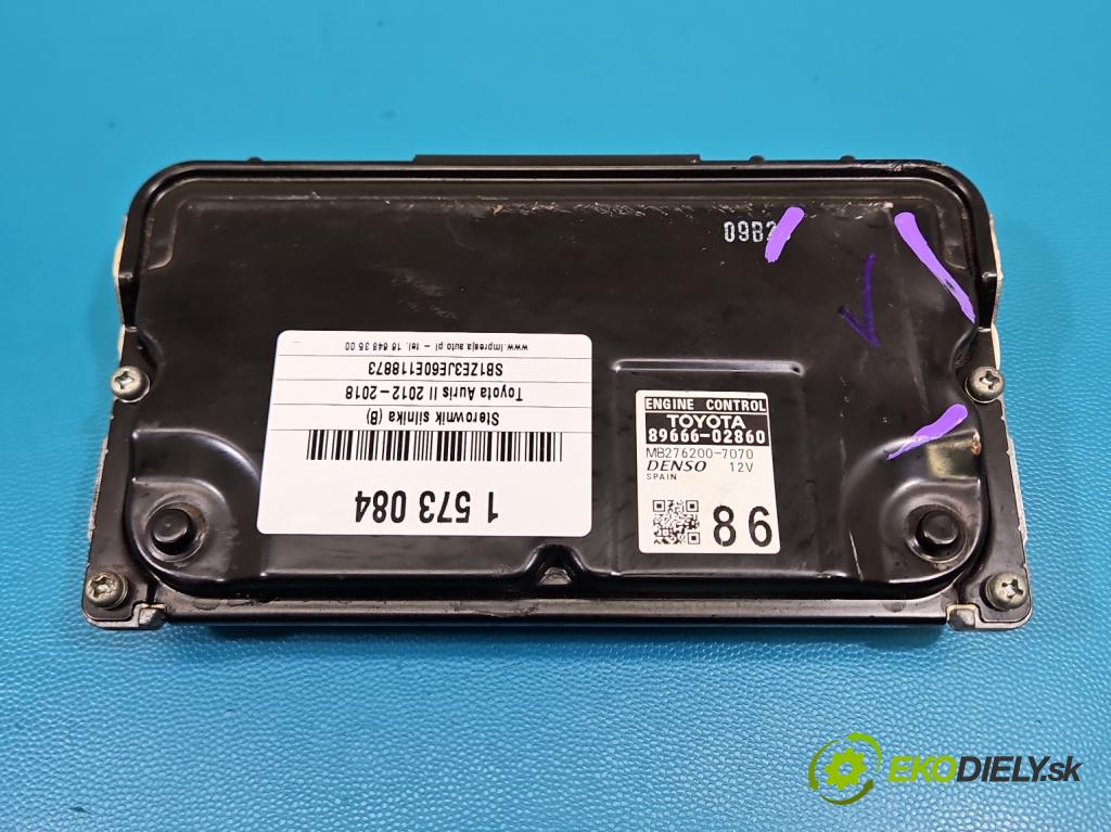 Toyota Auris II 2012-2018 1.6 16V 132  HP manual 97 kW 1598 cm3 5- riadiaca jednotka motora 89666-02860