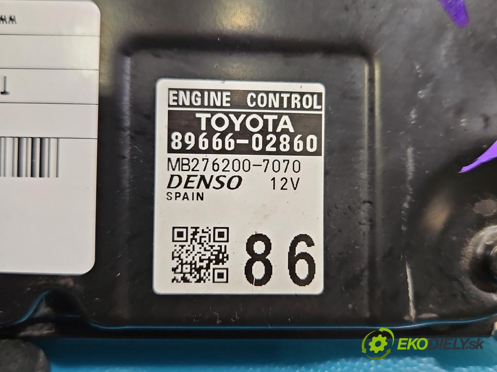 Toyota Auris II 2012-2018 1.6 16V 132  HP manual 97 kW 1598 cm3 5- riadiaca jednotka motora 89666-02860
