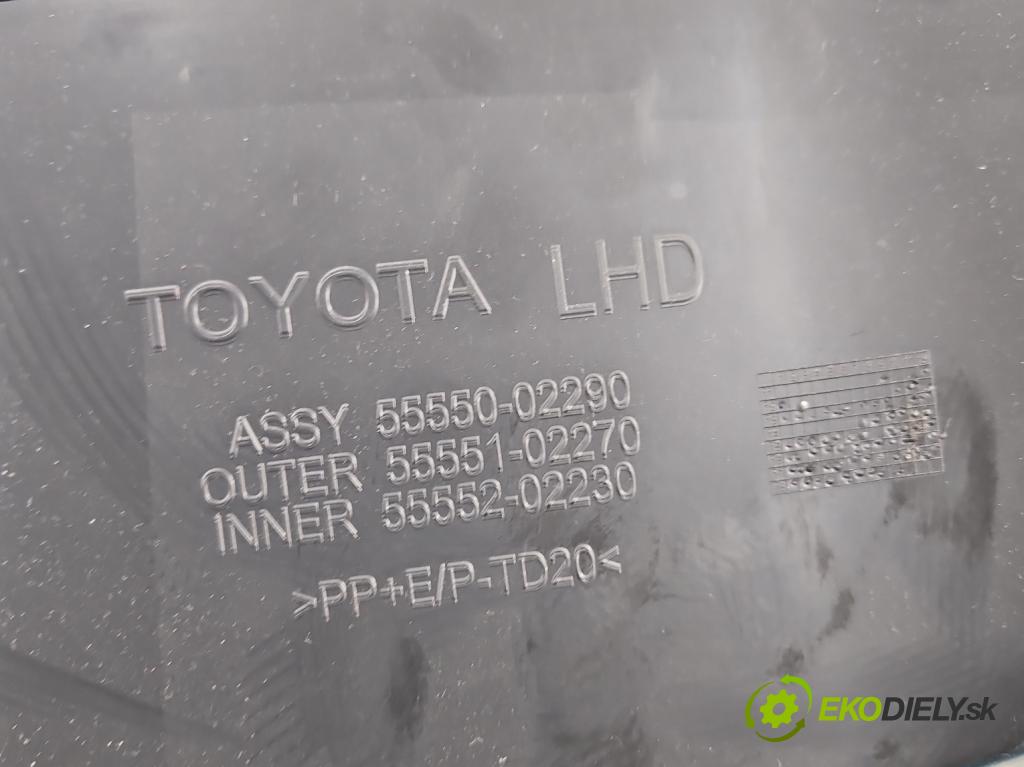 Toyota Auris II 2012-2018 1.6 16V 132  HP manual 97 kW 1598 cm3 5- kastlík 55550-02290