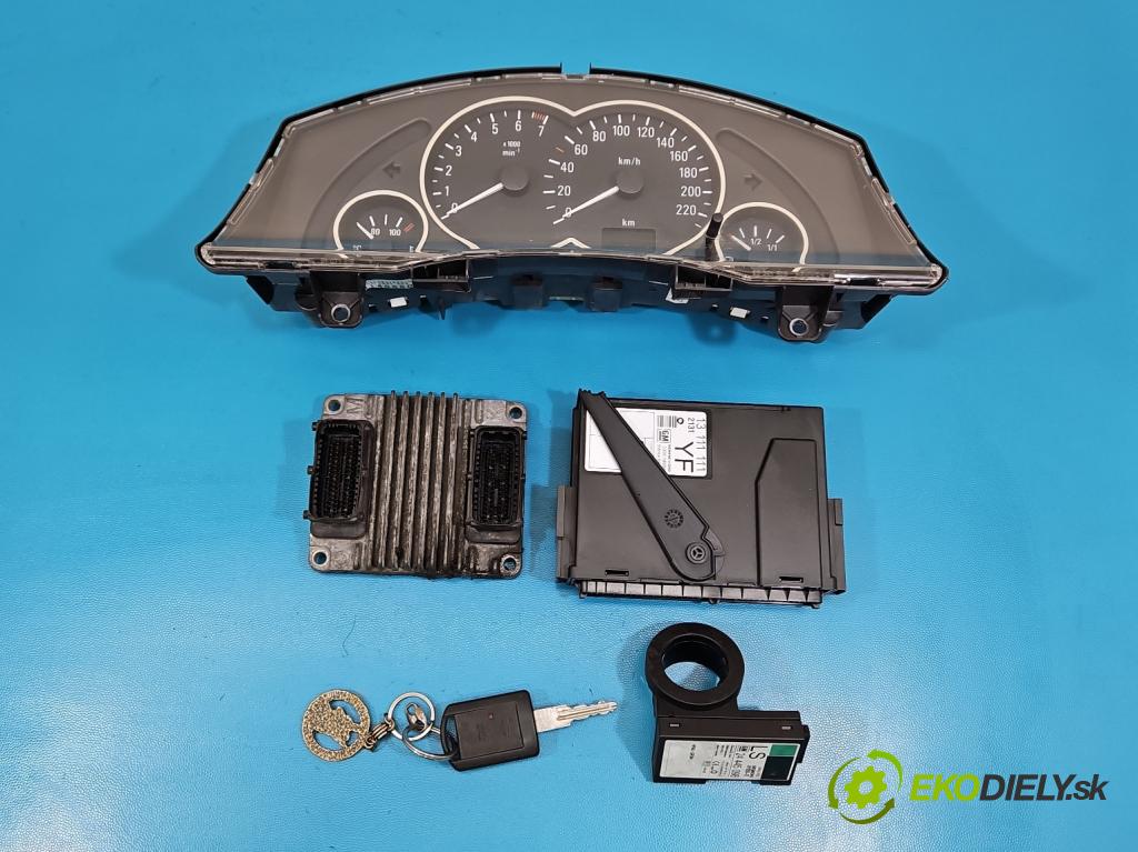 Opel Meriva A 2002-2010 1.6 16V 101 HP manual 74 kW 1598 cm3 5- riadiaca jednotka motora 12214830