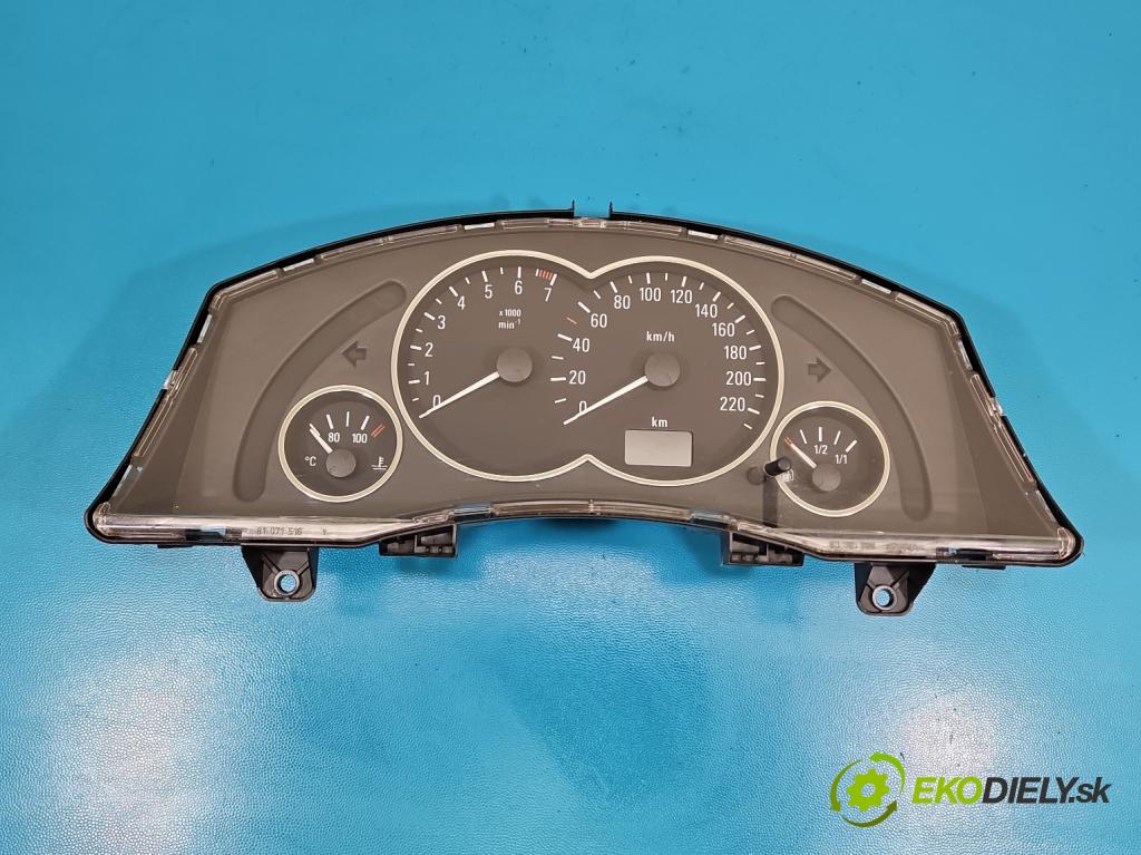 Opel Meriva A 2002-2010 1.6 16V 101 HP manual 74 kW 1598 cm3 5- riadiaca jednotka motora 12214830
