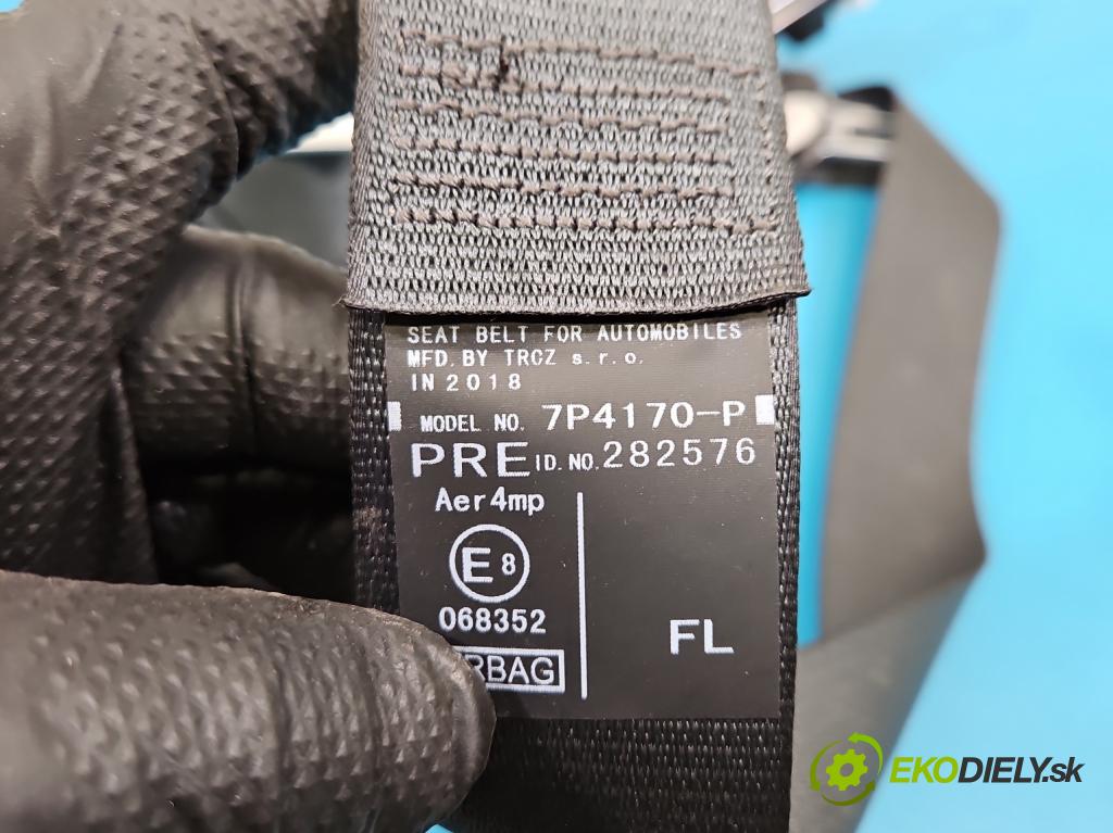 Toyota Auris II 2012-2018 1.6 16V 132  HP manual 97 kW 1598 cm3 5- pas bezpečnosť: predné ľavý 7P4170-P