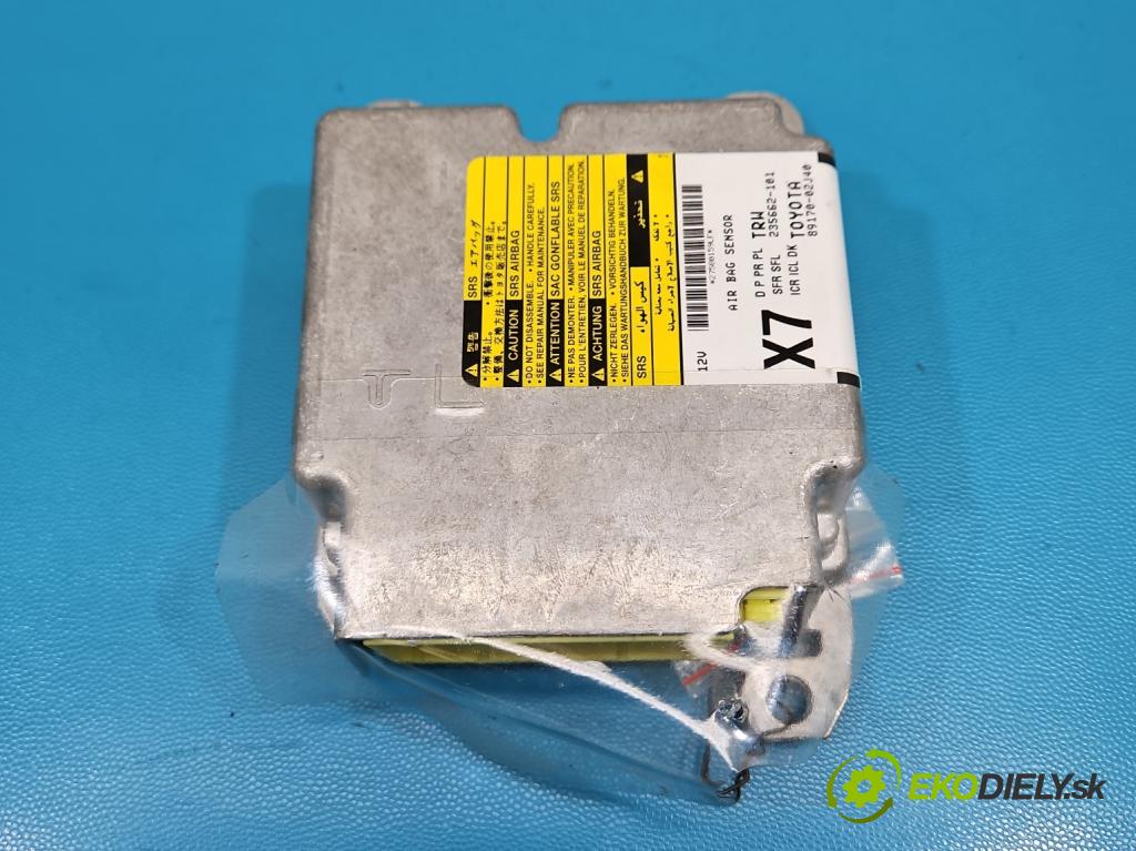 Toyota Auris II 2012-2018 1.6 16V 132  HP manual 97 kW 1598 cm3 5- riadiaca jednotka vankúše: 235662-101