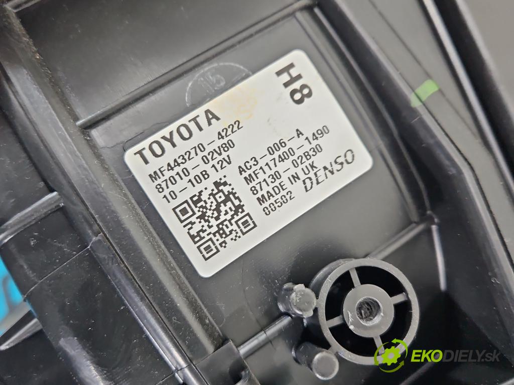 Toyota Auris II 2012-2018 1.6 16V 132  HP manual 97 kW 1598 cm3 5- radiator 87010-02V80 (Radiátor kúrenia)