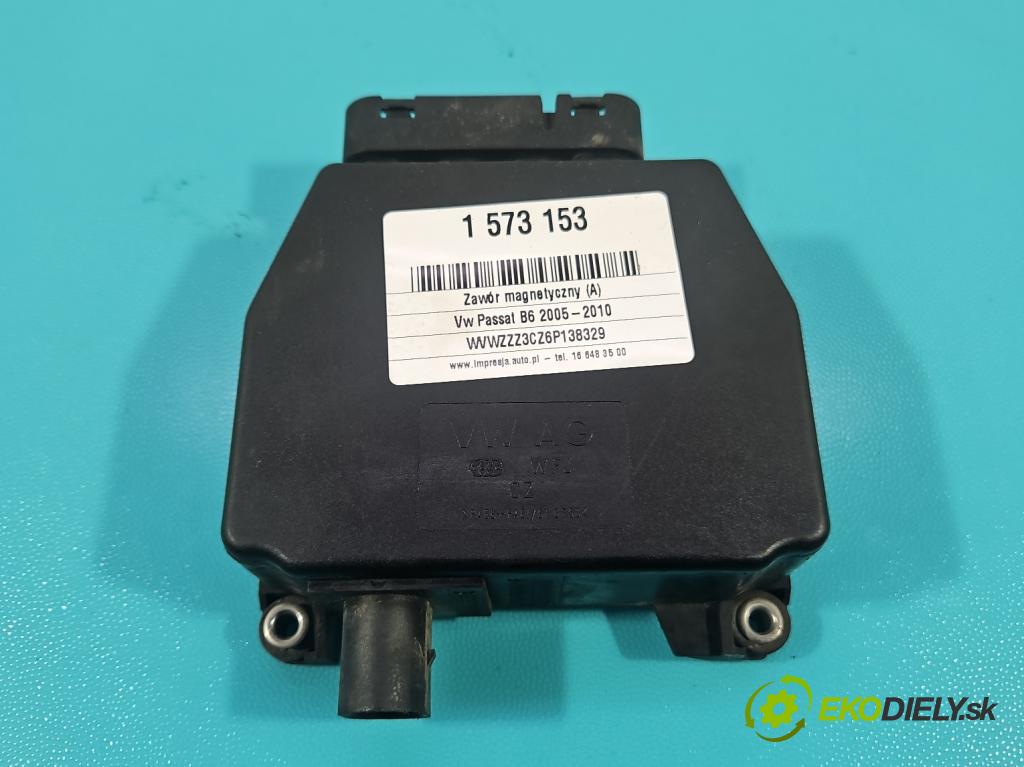 Vw Passat B6 2005-2010 1.9 tdi 105 HP manual 77 kW 1896 cm3 4- ventil magnetické: 3C0906625 (Ventil ostatné)