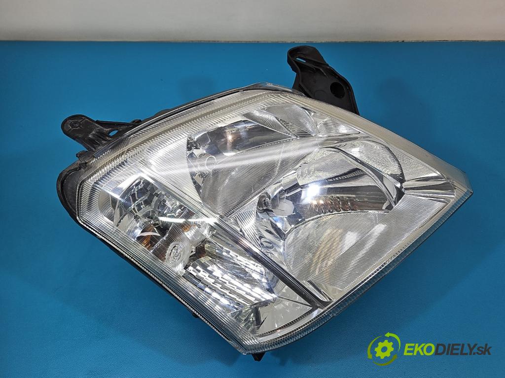 Opel Meriva A 2002-2010 1.6 16V 101 hp manual 74 kW 1598 cm3 5- světlo pravý 93321053 (Pravé přední světlo)