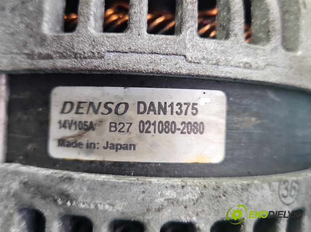 Honda Accord VII 2002-2008 2.4 16V K24A3: 190 HP automatic 140 kW 2354 cm3 4- Alternator 021080-2080 (Alternátor)