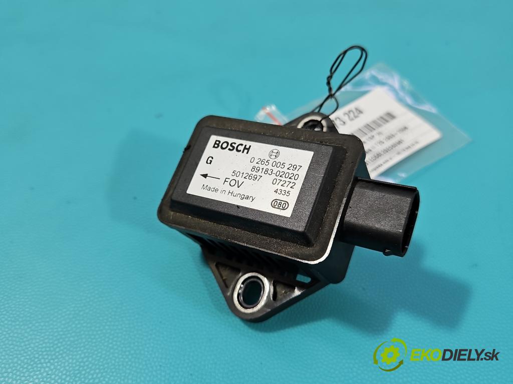 Toyota Avensis II T25 2003-2008 2.0 D4D 126 HP manual 93 kW 1998 cm3 5- snímač ESP 0265005297