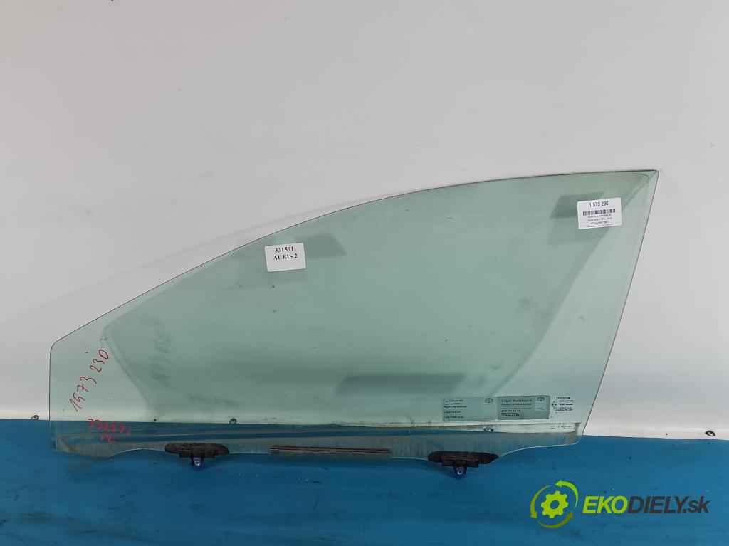 Toyota Auris II 2012-2018 1.6 16V 132 hp manual 97 kW 1598 cm3 5- sklo dveře přední levé 