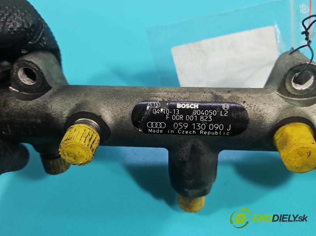 Audi A4 B7 2004-2008 3.0 tdi BKN: 204 HP automatic 150 kW 2967 cm3 5- lišta vstrekovacia 059130090J (Vstrekovacia lišta)