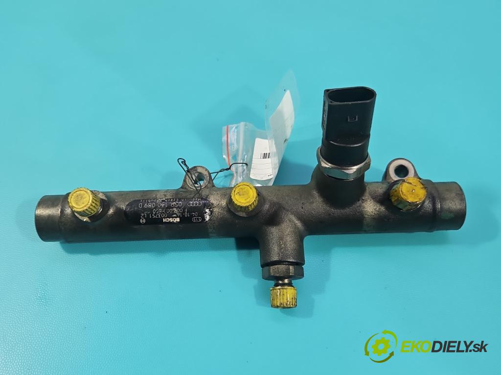 Audi A4 B7 2004-2008 3.0 tdi BKN: 204 HP automatic 150 kW 2967 cm3 5- lišta vstrekovacia 059130089D (Vstrekovacia lišta)