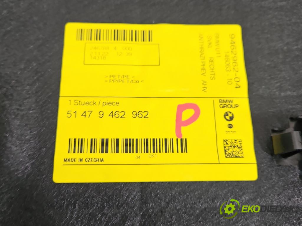 Bmw iX1 U11 0.0 elektrický: 272 HP automatic 200 kW 1 cm3 5- Čalounictví: kufra: pravé 51479462962