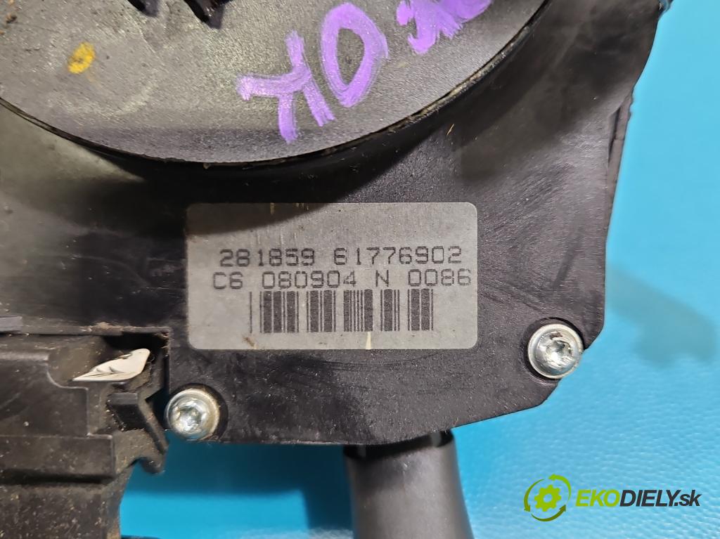 Peugeot 407 2.0 hdi 136 HP manual 100 kW 1997 cm3 5- prepínač komplex: 96476537XT (Prepínacie páčky pod volantom)