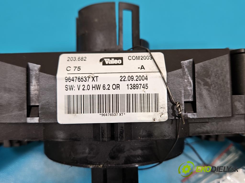 Peugeot 407 2.0 hdi 136 HP manual 100 kW 1997 cm3 5- prepínač komplex: 96476537XT (Prepínacie páčky pod volantom)