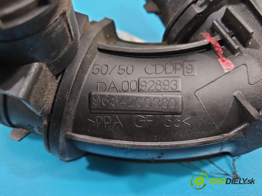 Peugeot 407 2.0 hdi 136 HP manual 100 kW 1997 cm3 5- klapka 9684269380 (Škrtiaca klapka)