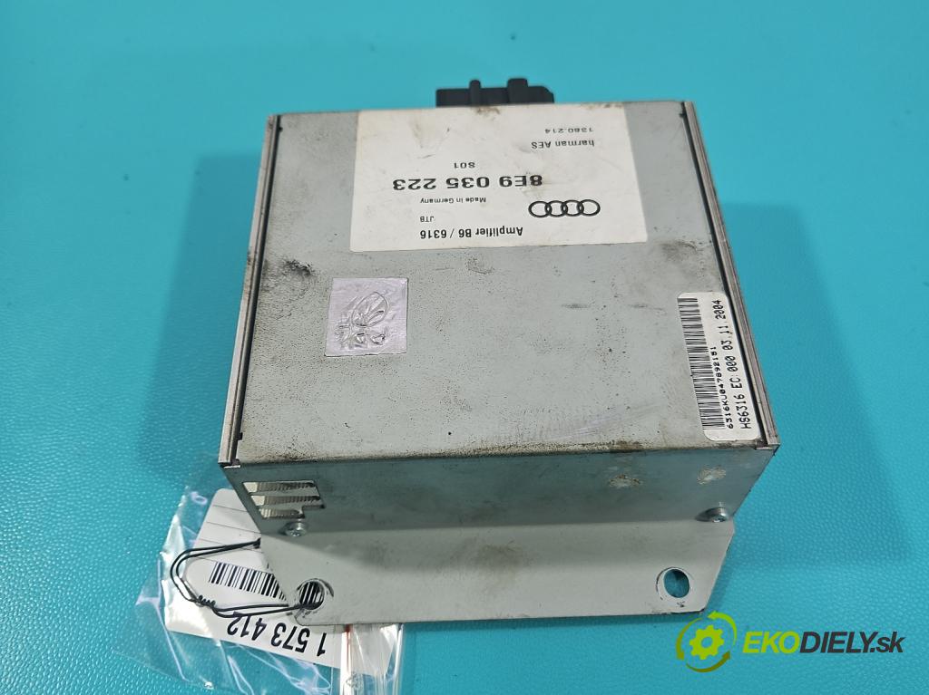 Audi A4 B7 2004-2008 3.0 tdi BKN: 204 HP automatic 150 kW 2967 cm3 5- Zesilovač: 8E9035223 (Zosilňovač)