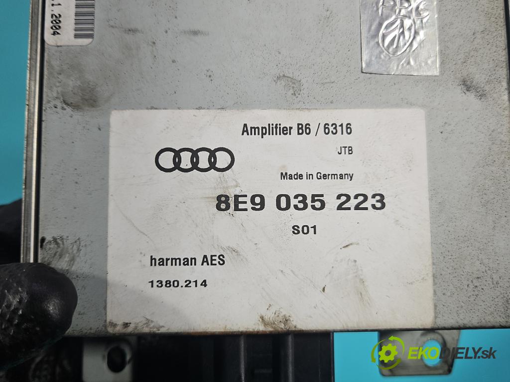Audi A4 B7 2004-2008 3.0 tdi BKN: 204 HP automatic 150 kW 2967 cm3 5- Zesilovač: 8E9035223 (Zosilňovač)