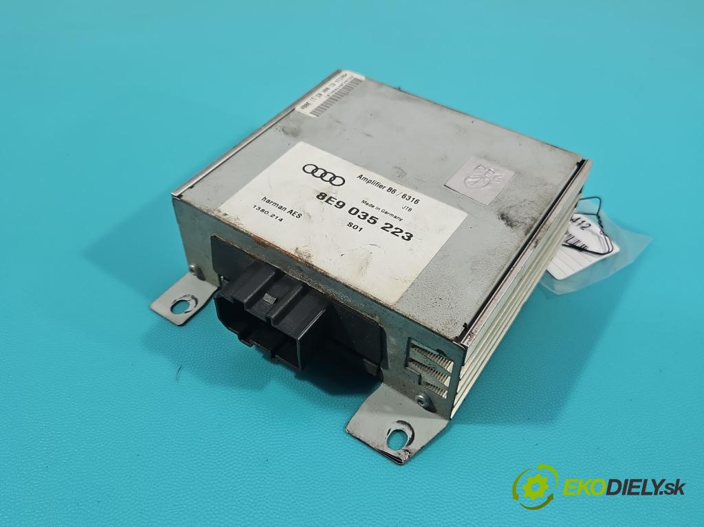 Audi A4 B7 2004-2008 3.0 tdi BKN: 204 hp automatic 150 kW 2967 cm3 5- Zesilovač: 8E9035223 (Zesilovač)