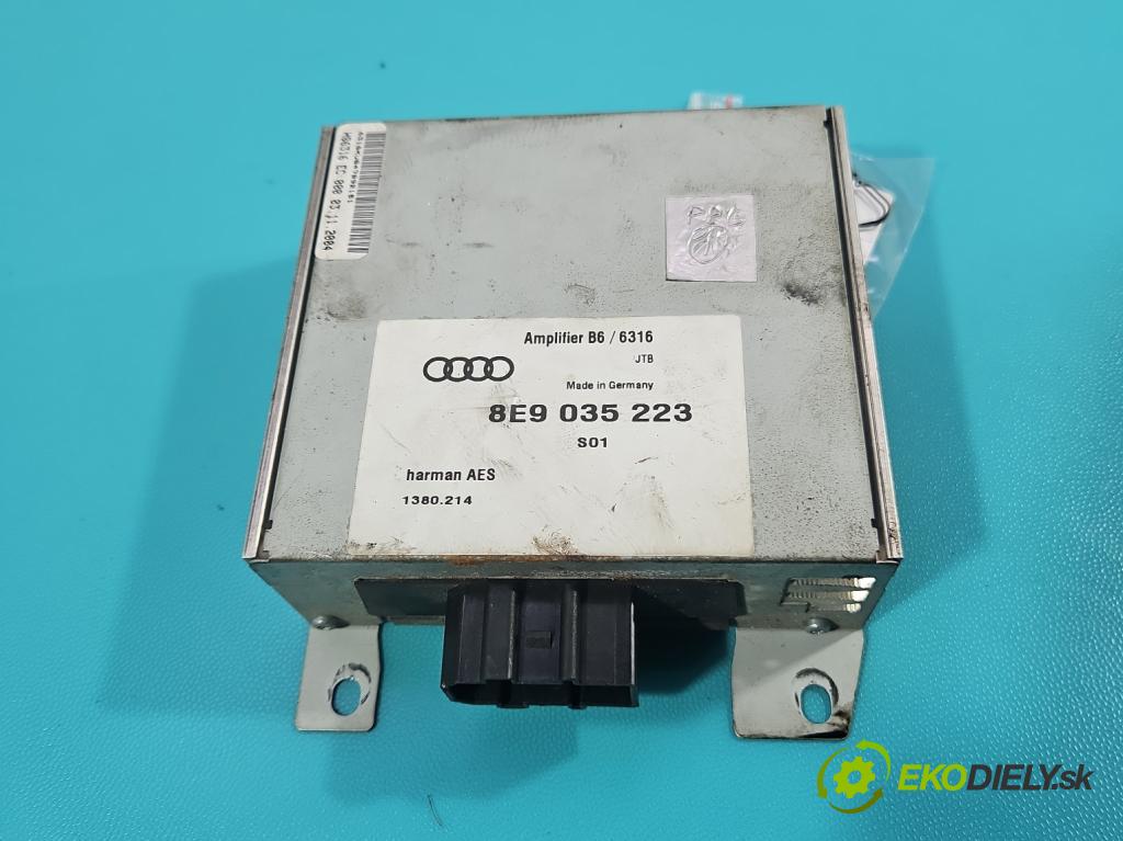 Audi A4 B7 2004-2008 3.0 tdi BKN: 204 HP automatic 150 kW 2967 cm3 5- Zesilovač: 8E9035223 (Zosilňovač)