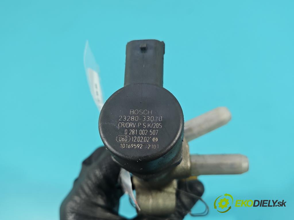 Toyota Yaris I 1999-2005 1.4 D4D 75 HP manual 55 kW 1364 cm3 5- lišta vstrekovacia 0445214032 (Vstrekovacia lišta)