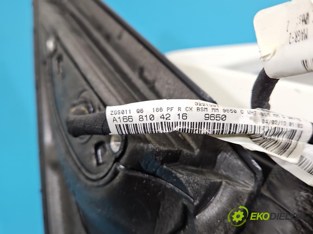 Mercedes GL II X166 2012-2015 4.7 V8 278928 340KM: automatic 250 kW 4663 cm3 5- zrkadlo pravé  (Kľučka dverí ostatné)