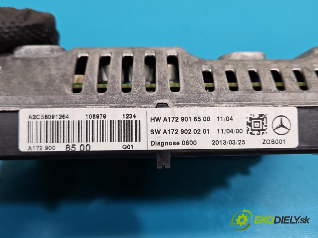 Mercedes GL II X166 2012-2015 4.7 V8 278928 340KM: automatic 250 kW 4663 cm3 5- Zobrazit: A1729016500 (Prístrojová doska)