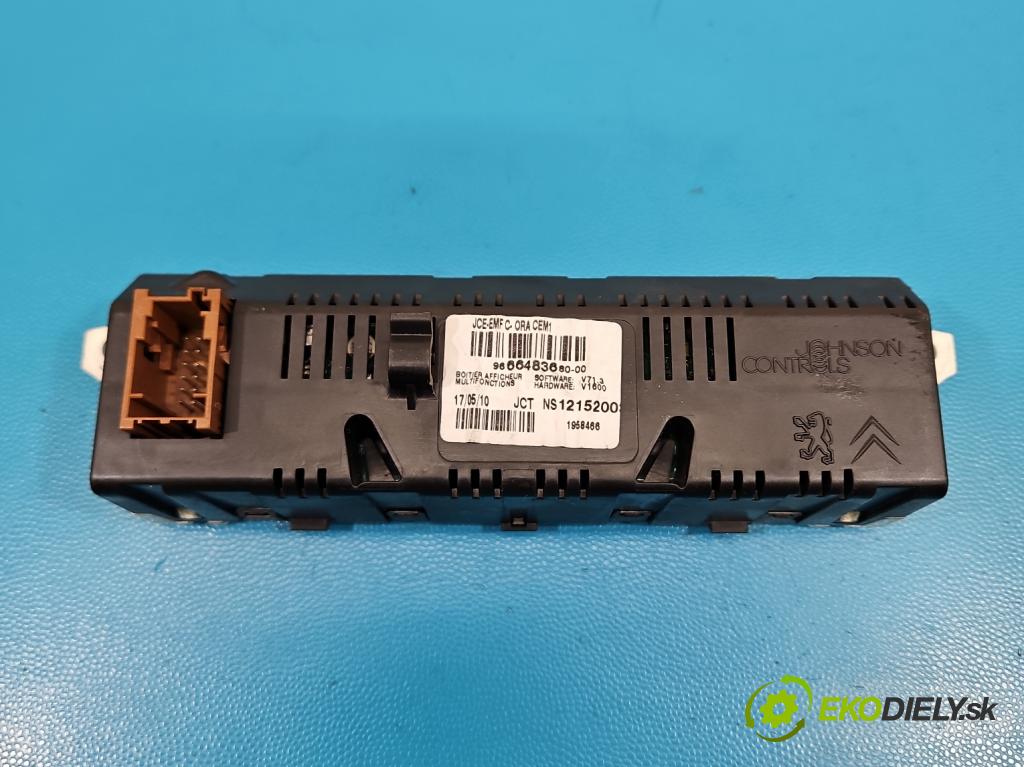 Peugeot 407 1.6 hdi 109 HP manual 80 kW 1560 cm3 5- Zobrazit: 9666483680-00 (Prístrojová doska)