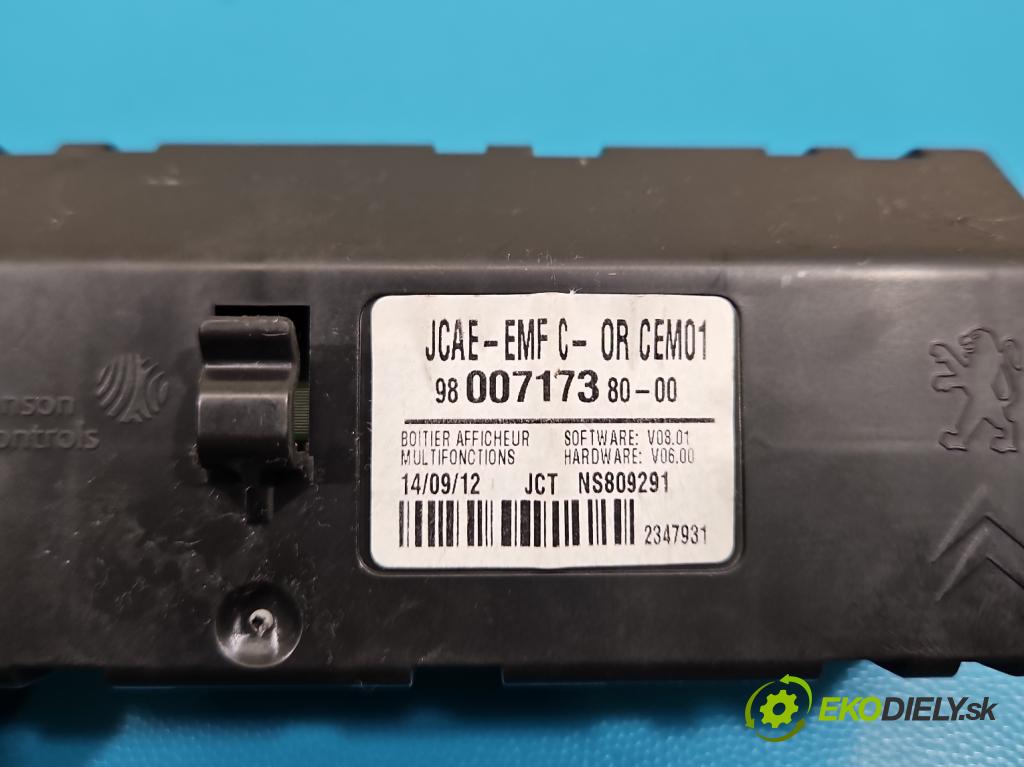 Citroen C4 II 2010-2017 1.6 hdi 111KM manual 82 kW 1560 cm3 5- Zobrazit: 9800717380-00 (Prístrojová doska)