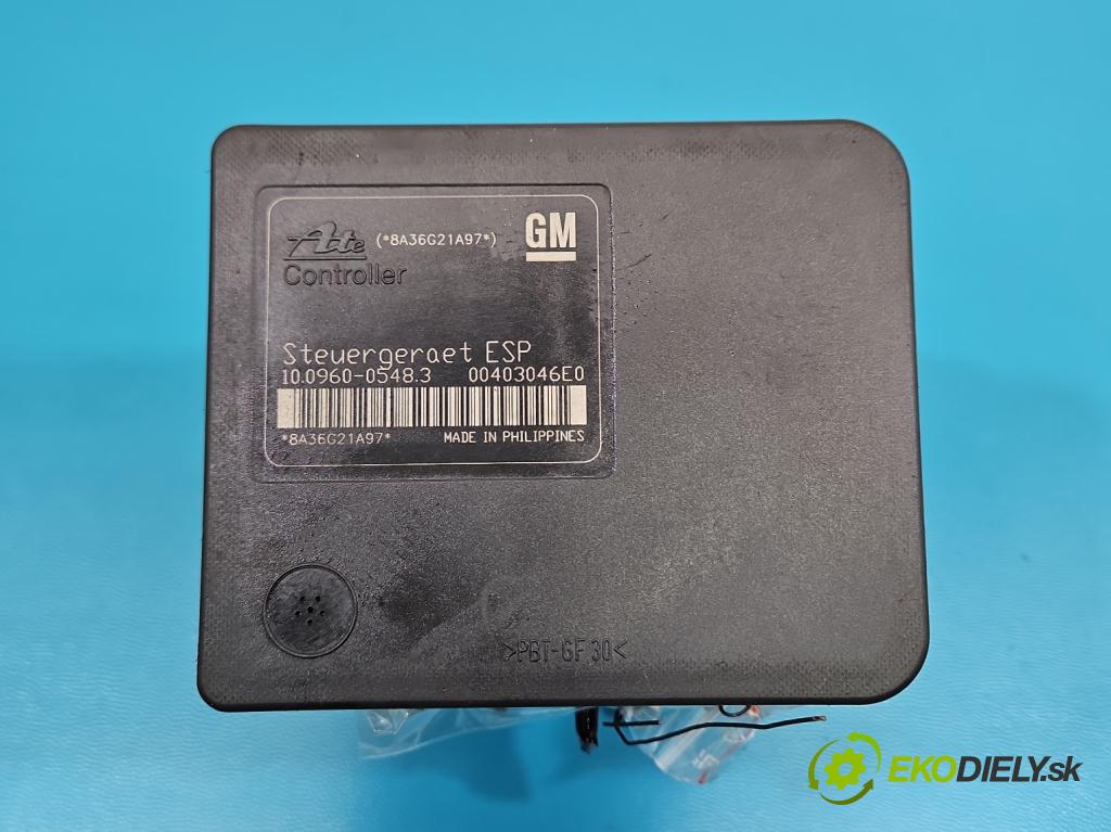 Opel Astra III 2004-2014 1.8 16V 140 hp manual 103 kW 1796 cm3 2- čerpadlo abs 13213610 (Pumpa ABS)