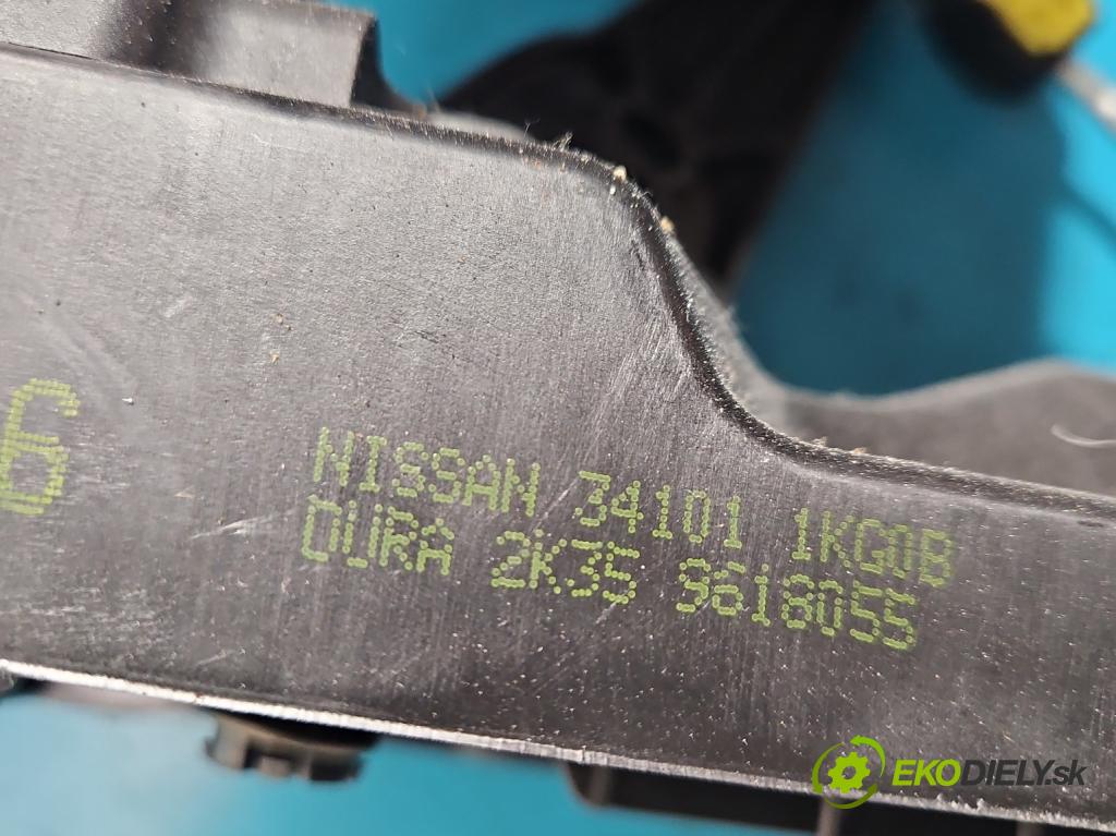 Nissan Juke I 2010-2019 1.5 dci K9K 110 hp manual 81 kW 1461 cm3 5- kulisa změny stupňová 341011KG0B (Řadicí páka (kulisa) )