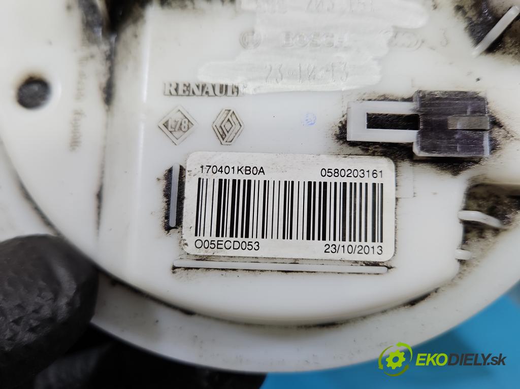 Nissan Juke I 2010-2019 1.5 dci K9K 110 HP manual 81 kW 1461 cm3 5- čerpadlo palivo 170401KB0A