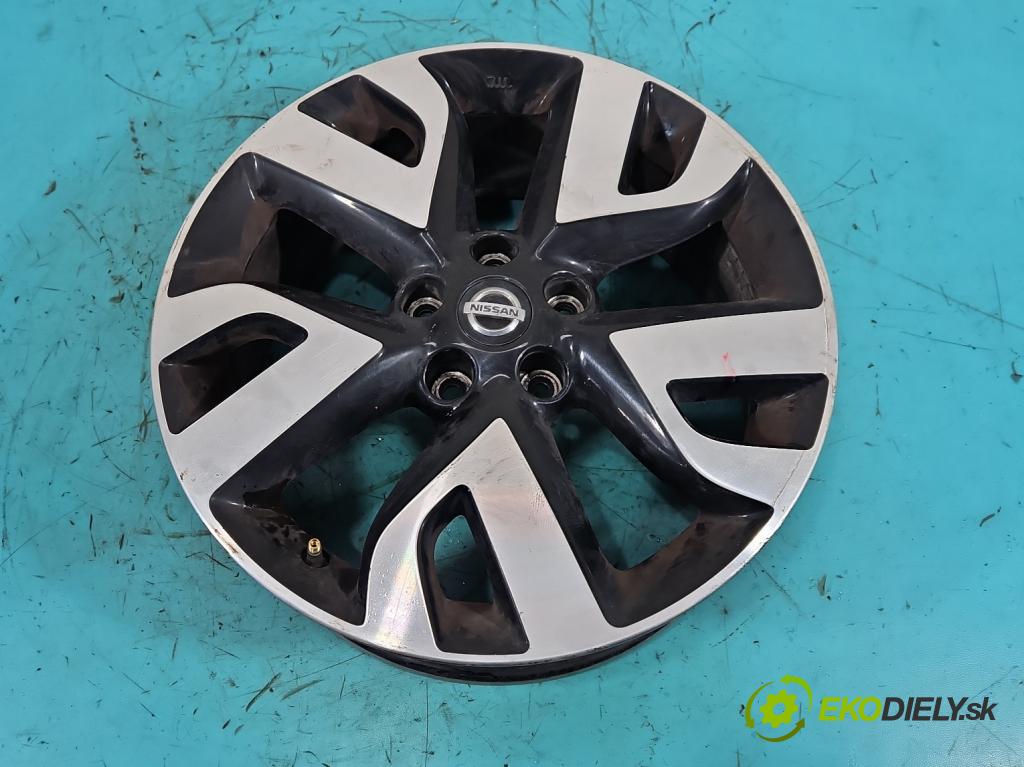 Nissan Juke I 2010-2019 1.5 dci 110 hp manual 81 kW 1461 cm3 5- Felga hliník 18" komplet 40300-BX80A