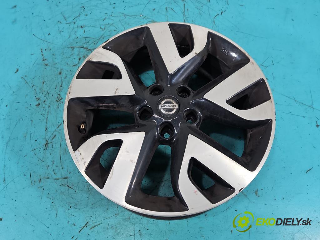 Nissan Juke I 2010-2019 1.5 dci 110 hp manual 81 kW 1461 cm3 5- Felga hliník 18" komplet 40300-BX80A