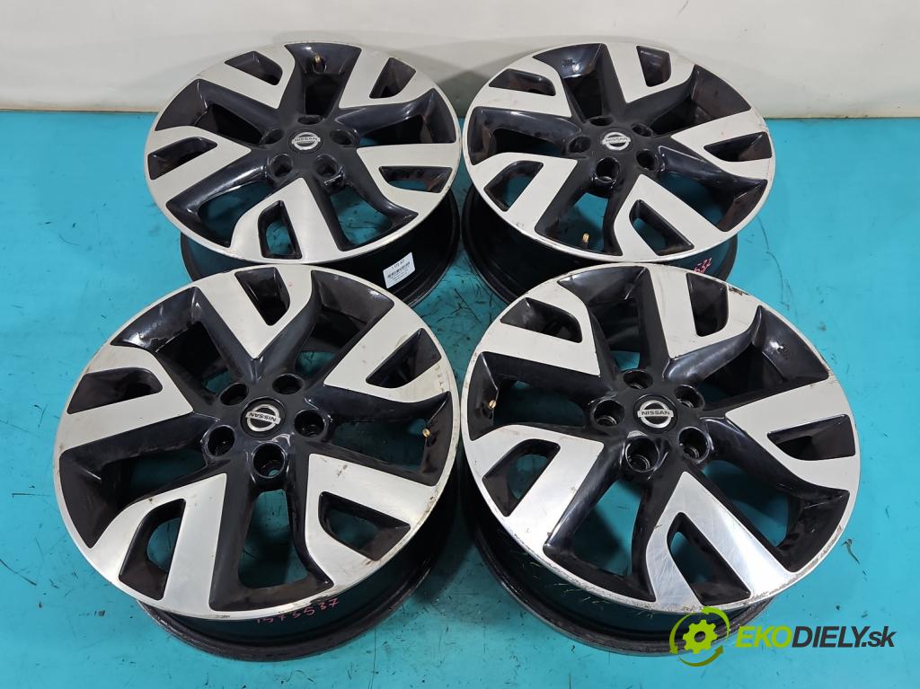 Nissan Juke I 2010-2019 1.5 dci 110 hp manual 81 kW 1461 cm3 5- Felga hliník 18" komplet 40300-BX80A