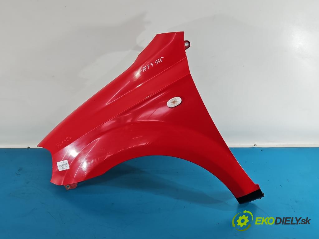 Chevrolet Aveo T250 2006-2011 1.2 8V 72 HP manual 53 kW 1150 cm3 4- blatník predné ľavý  (Blatník predný ľavý)