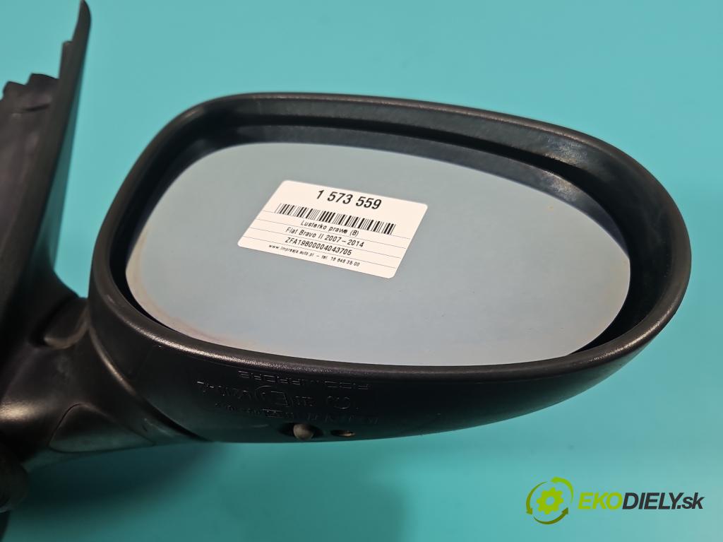 Fiat Bravo II 2007-2014 1.9 jtd 120 HP manual 88 kW 1910 cm3 5- zrkadlo pravé  (Kľučka dverí ostatné)